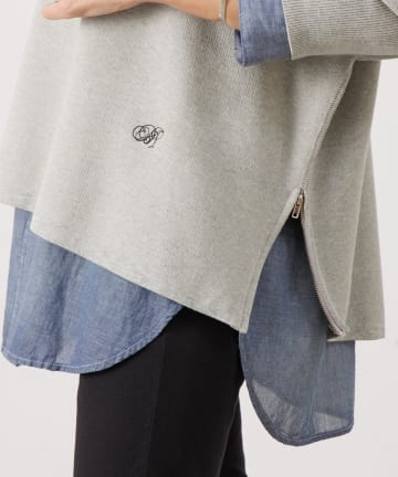 BEARDSLEY(ビアズリー) BAイニシャルサイドZIPニット