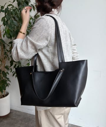 DOUDOU(ドゥドゥ) 【WEB限定】横長2wayトートポーチ付