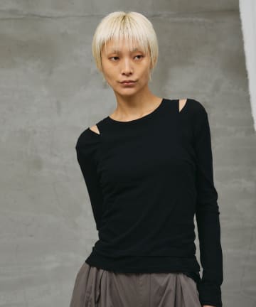 COLONY 2139(コロニー トゥーワンスリーナイン) 【paradigm】シアーコットン2ピースレイヤードセットL/S