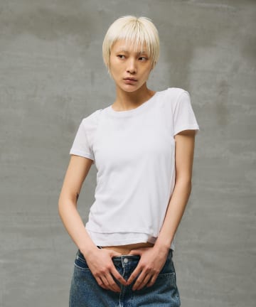 COLONY 2139(コロニー トゥーワンスリーナイン) 【paradigm】シアーコットン2ピースレイヤードセットS/S