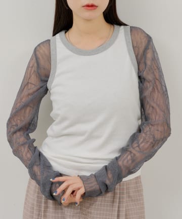 Kastane(カスタネ) 【WHIMSIC/2サイズ展開】リンガータンクトップ