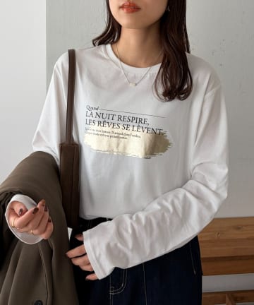 DISCOAT(ディスコート) 【SS先行予約】箔プリントロンT