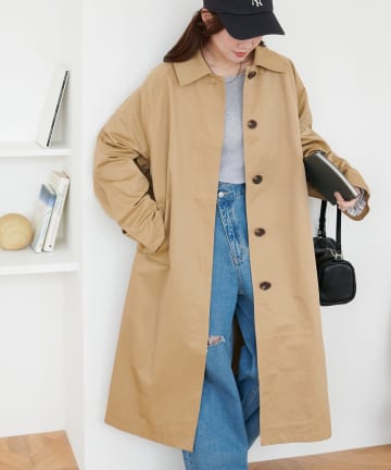 DISCOAT(ディスコート) 【SS先行予約】ステンカラーコート