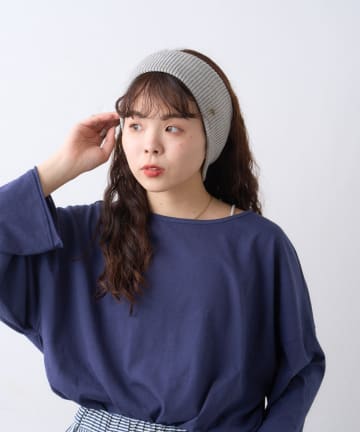 CIAOPANIC TYPY(チャオパニックティピー) ■プレート付きリブヘアターバン