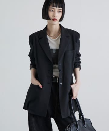 mi-企画】ダブルジップショートジャケット | Lui's(ルイス)レディース