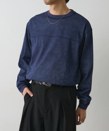 COLONY 2139(コロニー トゥーワンスリーナイン) ムラ染め天竺ロングスリーブTEE