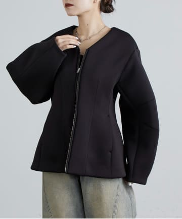 Lui's(ルイス) ダンボールシェイプダブルZIPジャケット