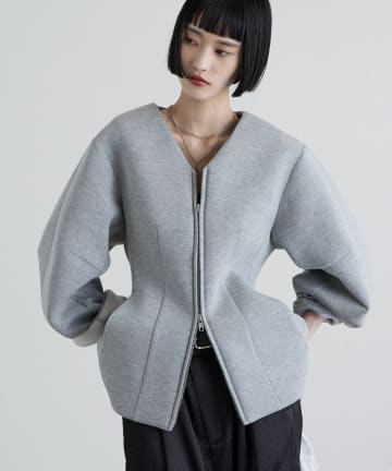 Lui's(ルイス) ダンボールシェイプダブルZIPジャケット