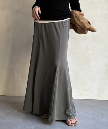 DOUDOU(ドゥドゥ) カットマーメイドスカート