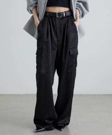 Lui's(ルイス) サテンカーゴパンツ