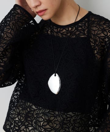 Whim Gazette(ウィム ガゼット) 【Hoaw.】Oval cord ネックレス