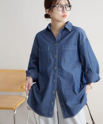 DISCOAT(ディスコート) 【SS先行予約】ライトオンスデニムシャツ