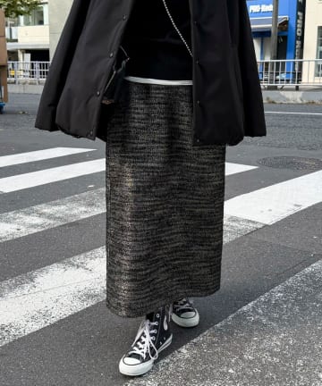 FREDY & GLOSTER(フレディ アンド グロスター) ラメツィードスカート