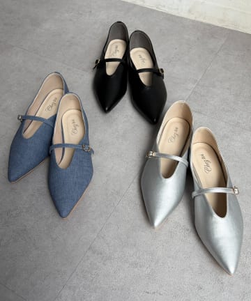 Chez toi(シェトワ) メリージェーンストラップパンプス