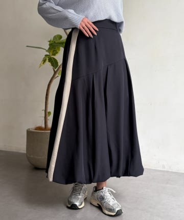 Chez toi(シェトワ) サイドラインバルーンスカート