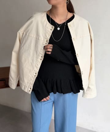 Chez toi(シェトワ) GLDフックノーカラーGジャン