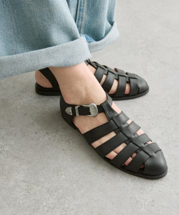 ear PAPILLONNER(イア パピヨネ) 《牛革/S・M・Lの3サイズ展開》グルカサンダル【SUM1 STYLE(スミスタイル)】