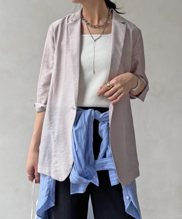 DOUDOU(ドゥドゥ) 【WEB限定】シアースラブジャケット