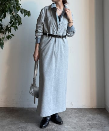 DOUDOU(ドゥドゥ) スウエットワンピース