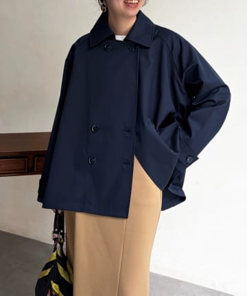 Chez toi(シェトワ) バックフレアコート