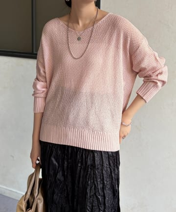 Chez toi(シェトワ) シアーニットプルオーバー