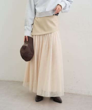 mystic(ミスティック) チュールドッキングスカート