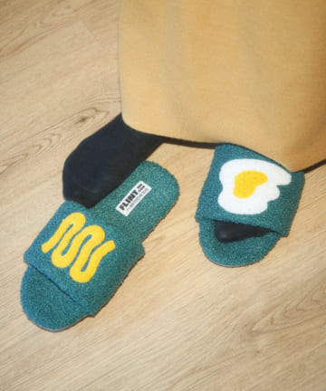 BIRTHDAY BAR(バースデイバー) 【POTLUCK PASTA PARTY】タフティングスリッパ　2サイズ展開