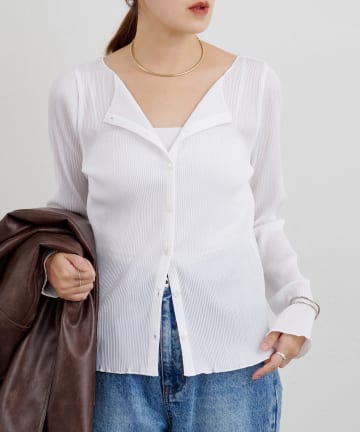 SHENERY(シーナリー) 【26SS予約】プリーツカーディガン