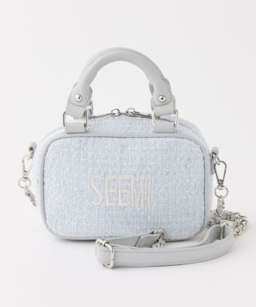 Seemi.by NICE CLAUP(シーミーバイナイスクラップ) 【Seemi】ツイードミニショルダー