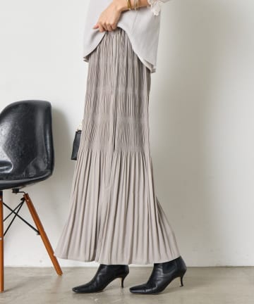 Jena　espace merveilleux(ジェナ　エスパスメルヴェイユ) 【動きで魅せる】ランダムプリーツスカート