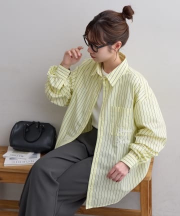 DISCOAT(ディスコート) 【Enlude】アソート刺繍ロゴシャツ《ユニセックス》