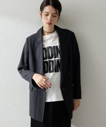 Whim Gazette(ウィム ガゼット) 【THE PAUSE】コットンリネンダブルジャケット