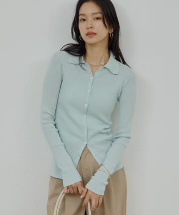 GALLARDAGALANTE(ガリャルダガランテ) 【近日予約開始】ポロリブニット