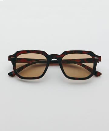 DISCOAT(ディスコート) リベット付きスクエアフレームサングラス