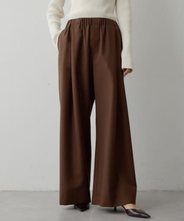 Whim Gazette(ウィム ガゼット) 平織りイージーパンツ