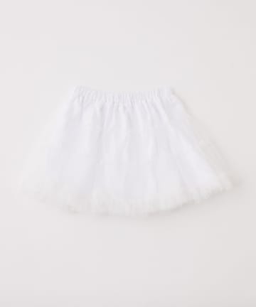 one after another NICE CLAUP(ワンアフターアナザー ナイスクラップ) 【premiumorder】チュールティアードミ二スカート