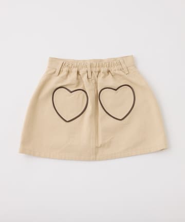 one after another NICE CLAUP(ワンアフターアナザー ナイスクラップ) 【Heart collection】ハートポケットミニスカート