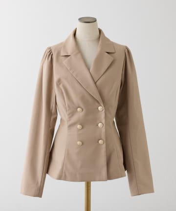 one after another NICE CLAUP(ワンアフターアナザー ナイスクラップ) 【premiumorder】ペプラムジャケット