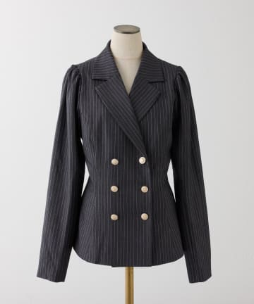 one after another NICE CLAUP(ワンアフターアナザー ナイスクラップ) 【premiumorder】後ろレースアップテーラードジャケット/SM展開