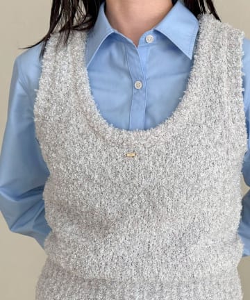 FREDY & GLOSTER(フレディ アンド グロスター) テープMIXニットベスト