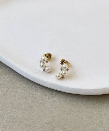 3COINS(スリーコインズ) 3パールピアス