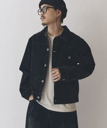 Lui's(ルイス) フロッキートラッカーデニムジャケット