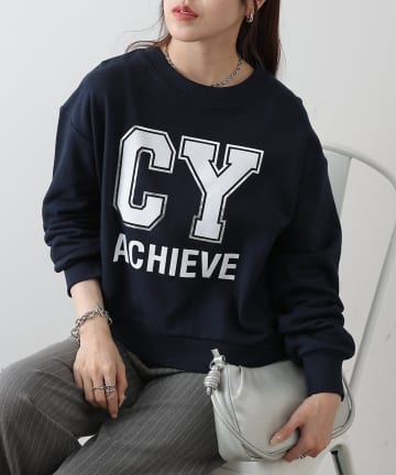 COLONY 2139(コロニー トゥーワンスリーナイン) CYプリント裏毛プルオーバー