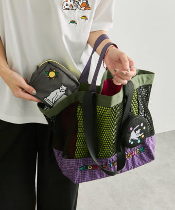 ear PAPILLONNER(イア パピヨネ) 【KEN NAKAYAMA×ear】コラボメッシュトートバッグ
