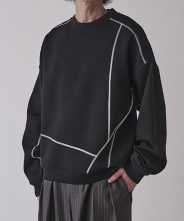 Lui's(ルイス) 配色ステッチトップス