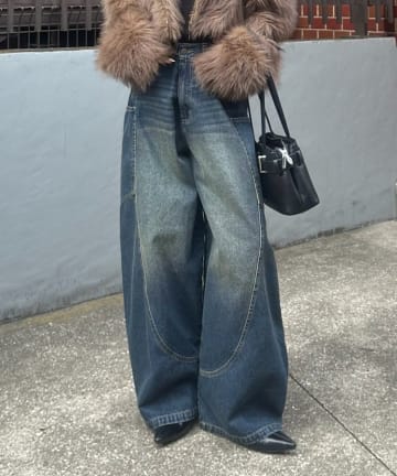 RAY CASSIN(レイカズン) デザイン切替デニム