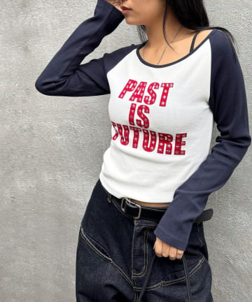 WHO’S WHO gallery(フーズフーギャラリー) STAR STUDS RAGLAN LOG TOPS