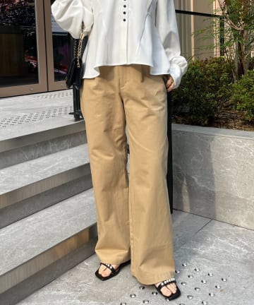 prose verse(プロズヴェール) ストレートチノパンツ