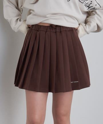 OUTLET(アウトレット) 【RAY CASSIN】スウェットプリーツミニスカート