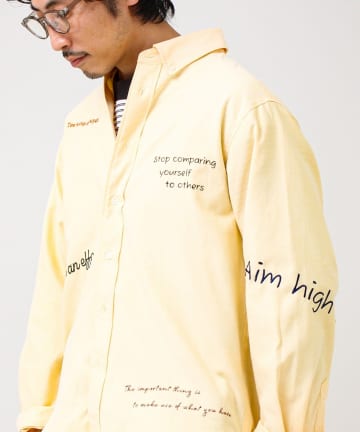 FREDY & GLOSTER(フレディ アンド グロスター) 【気分を上げるフレーズ】ポジティブメッセージシャツ パート2